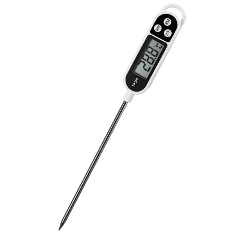 Termometro Elettronico per Alimenti TP300, Lettura Istantanea, Display LCD, Termometro Digitale per Carne/Cucina/BBQ/Latte