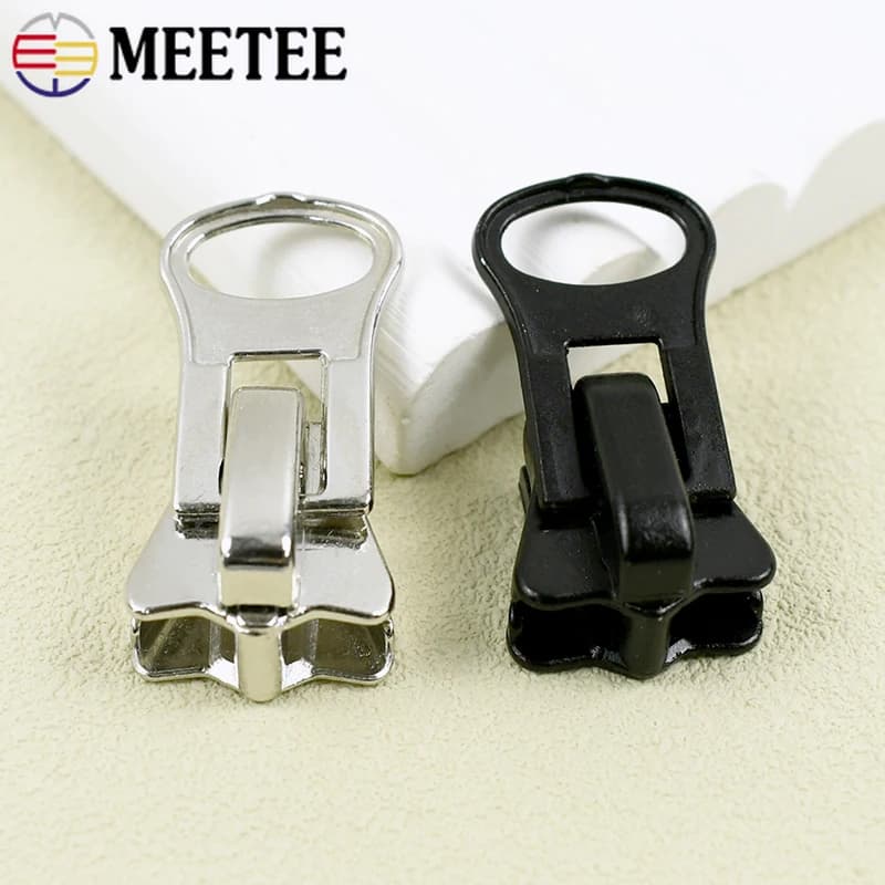 10/20/50Pc Meetee 3 # 5 # 8 # Tirazip in resina per zaini, ricambio per cerniere, kit di riparazione fai da te, accessori per cucito