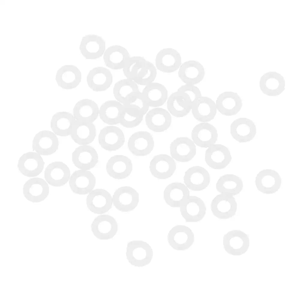 Guarnizione O-ring in gomma bianca per asta freccetta, accessori per freccette, ricambi per freccette con punta in plastica
