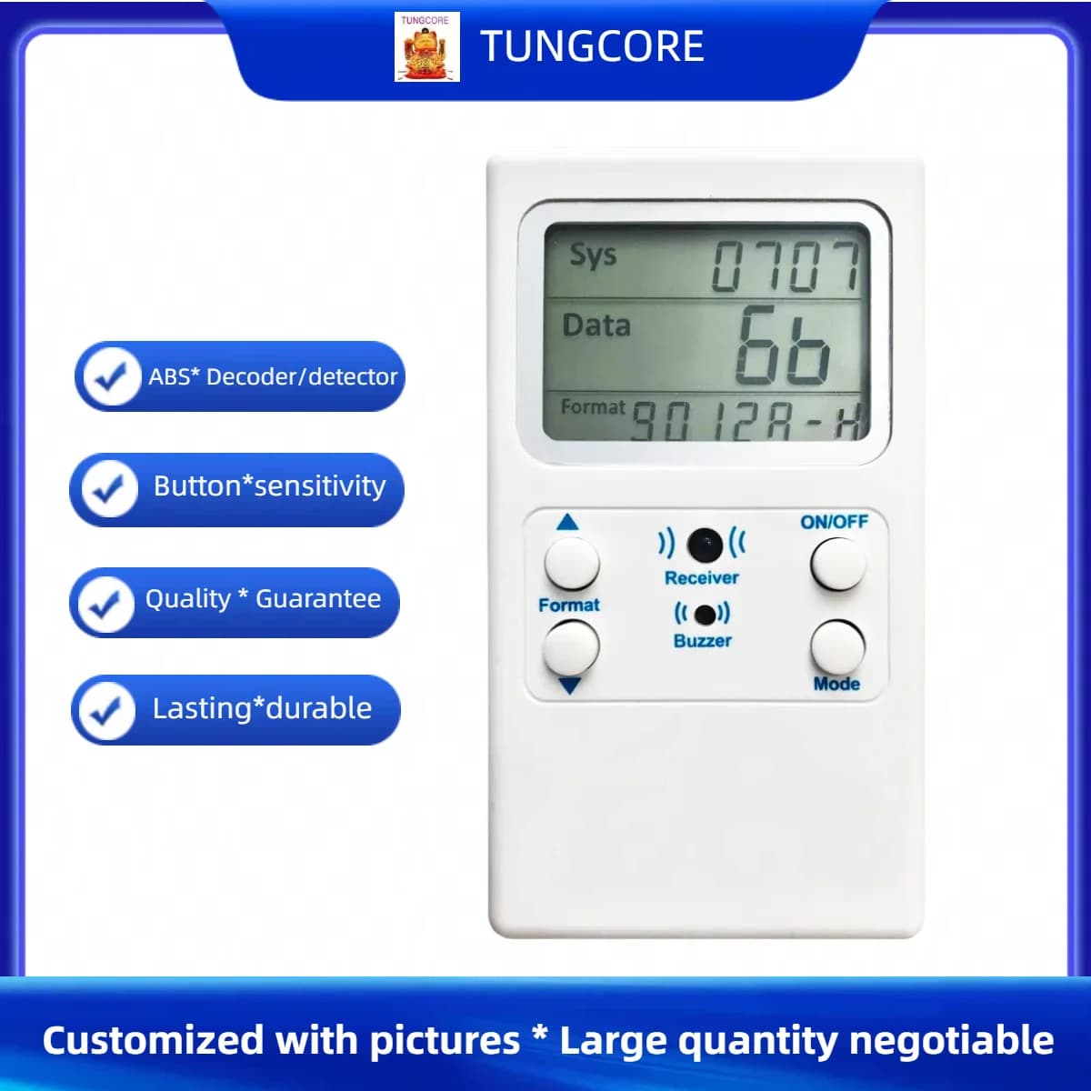 Tester universale per decodificatore telecomando IR Test telecomando Tester per decodificatore Rivelatore compatibile con TV, proiettore, altoparlante