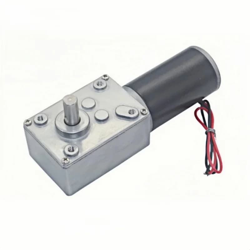 4058GW31ZY Permanent Magnet DC Worm Gear Motor 12V24V Self-locking Reduction Motor For Automatic Curtain