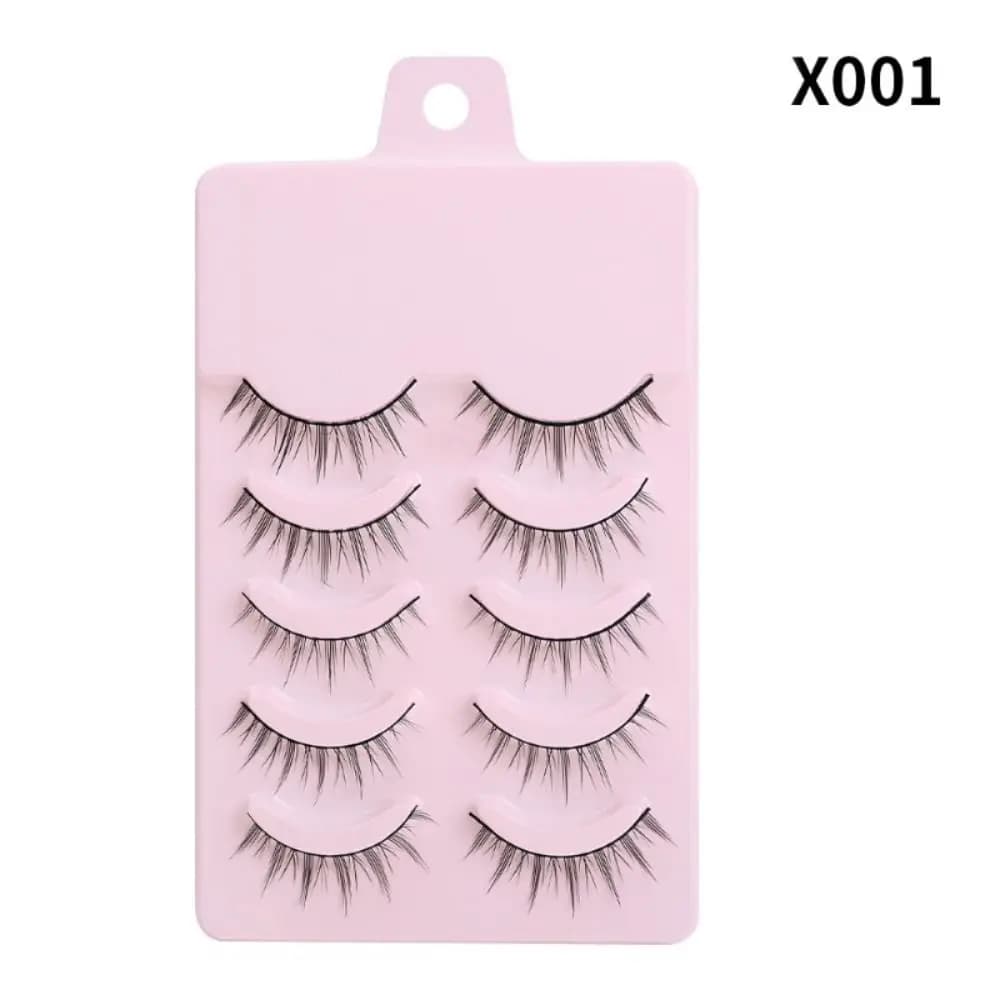 Little Devil Little Devil Lashes Trucco naturale 3D Ciglia finte Capelli di visone Striscia completa Ciglia di visone