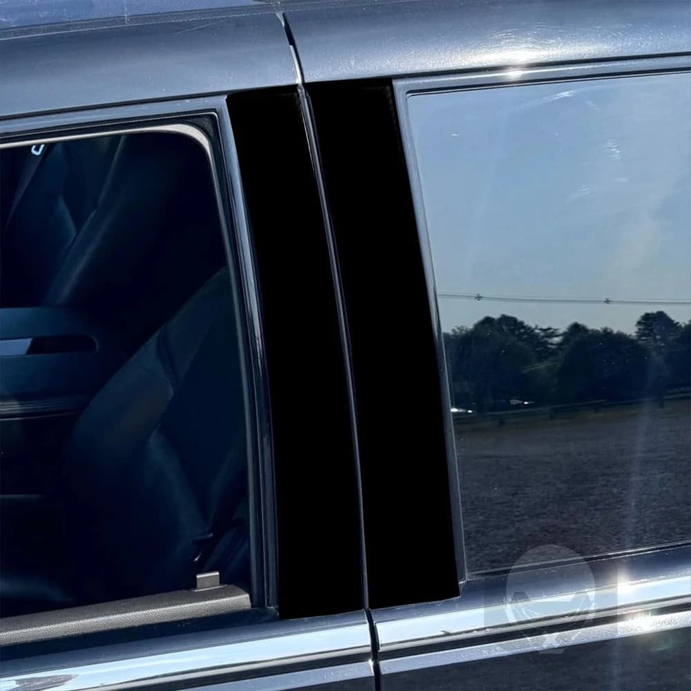 Per Cadillac Escalade 2007-2014 Piano Nero Porta Esterna Pilastro B Pannello di Copertura Decorativo Accessori Auto Decorazione Adesivo