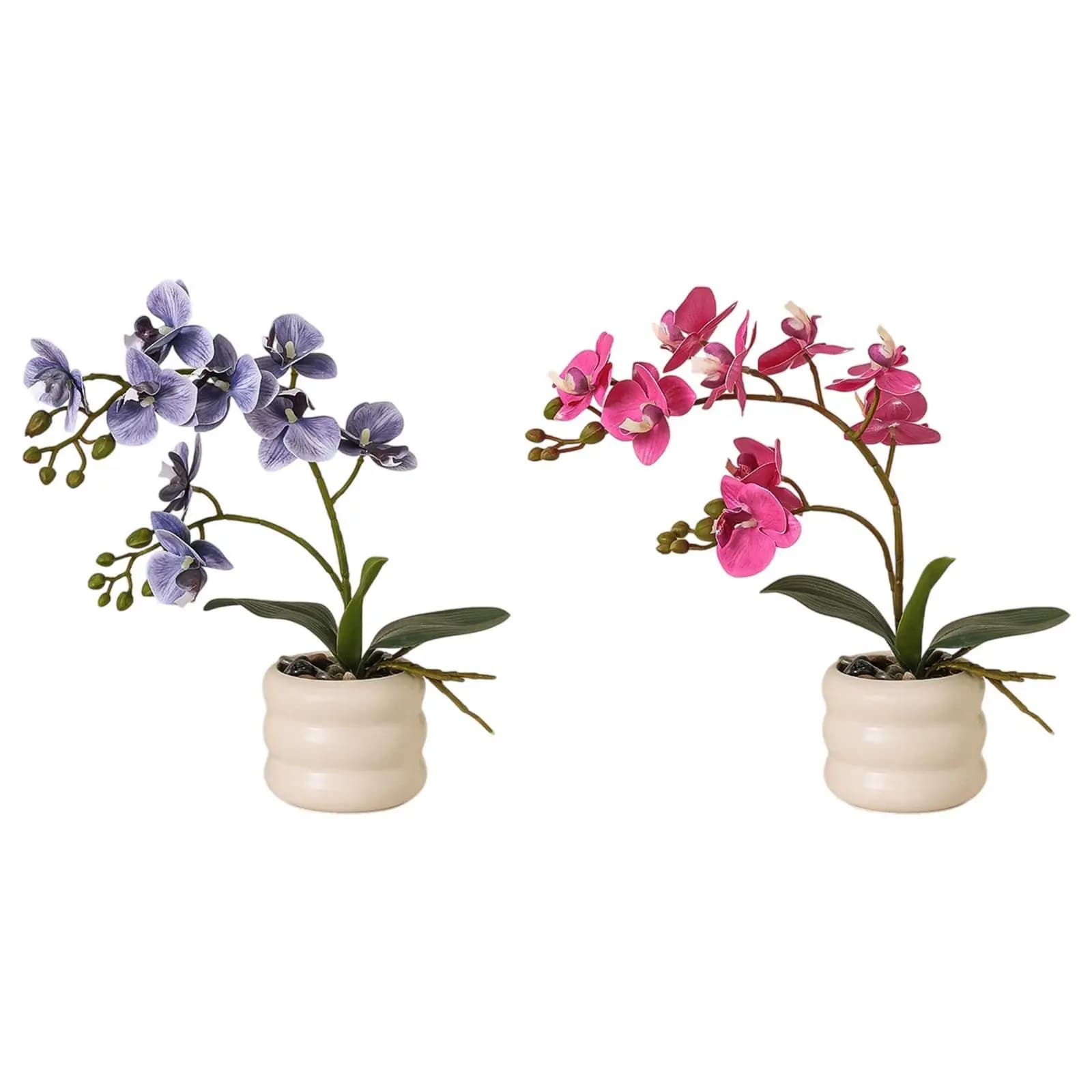 Artificial Flower in Realistic Vase Dining Table Decoration Artificial Plant for Office Festival House Davanzali