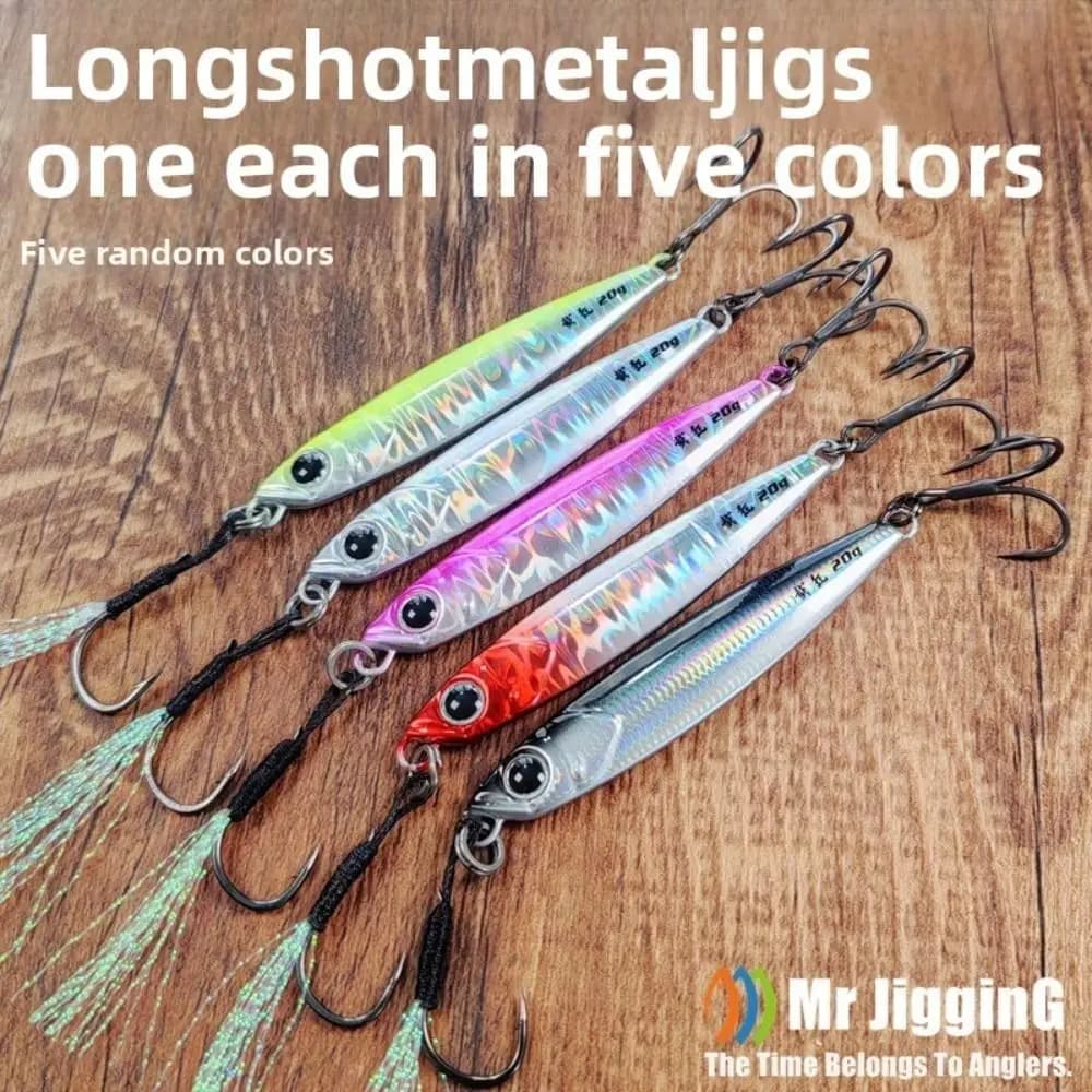 15g 20g Verticale Metallo Jig Spigola Cucchiaio Materiale Metallico Shore Jigging Richiamo Trascina Cast Design Trota Esca Dura Cucchiaio Richiamo