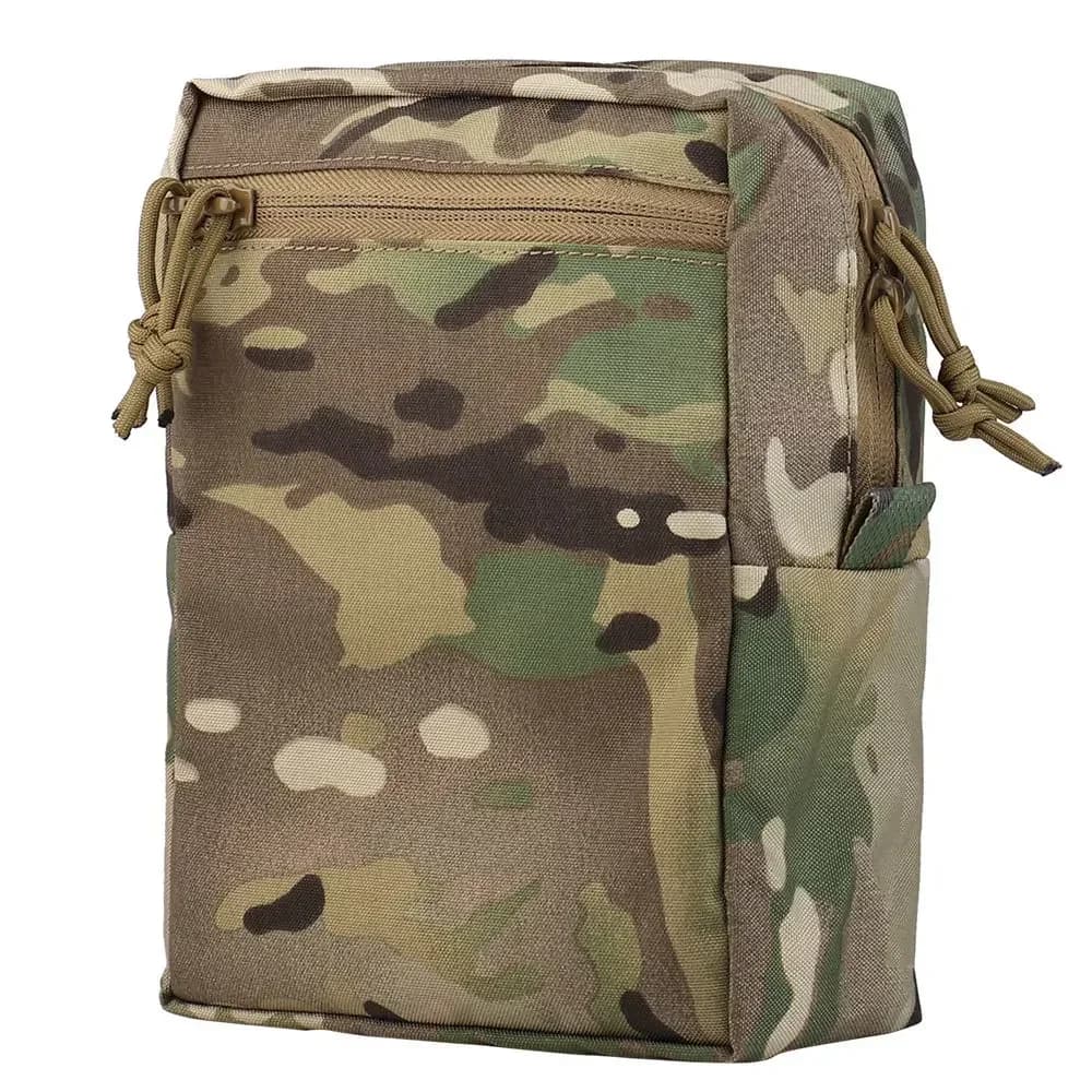 GP Tactical MOLLE Pouch Tall General-Purpose Utility Pack Laser Cut Night Vision Goggles Storage Back Panel Hunting Accessories