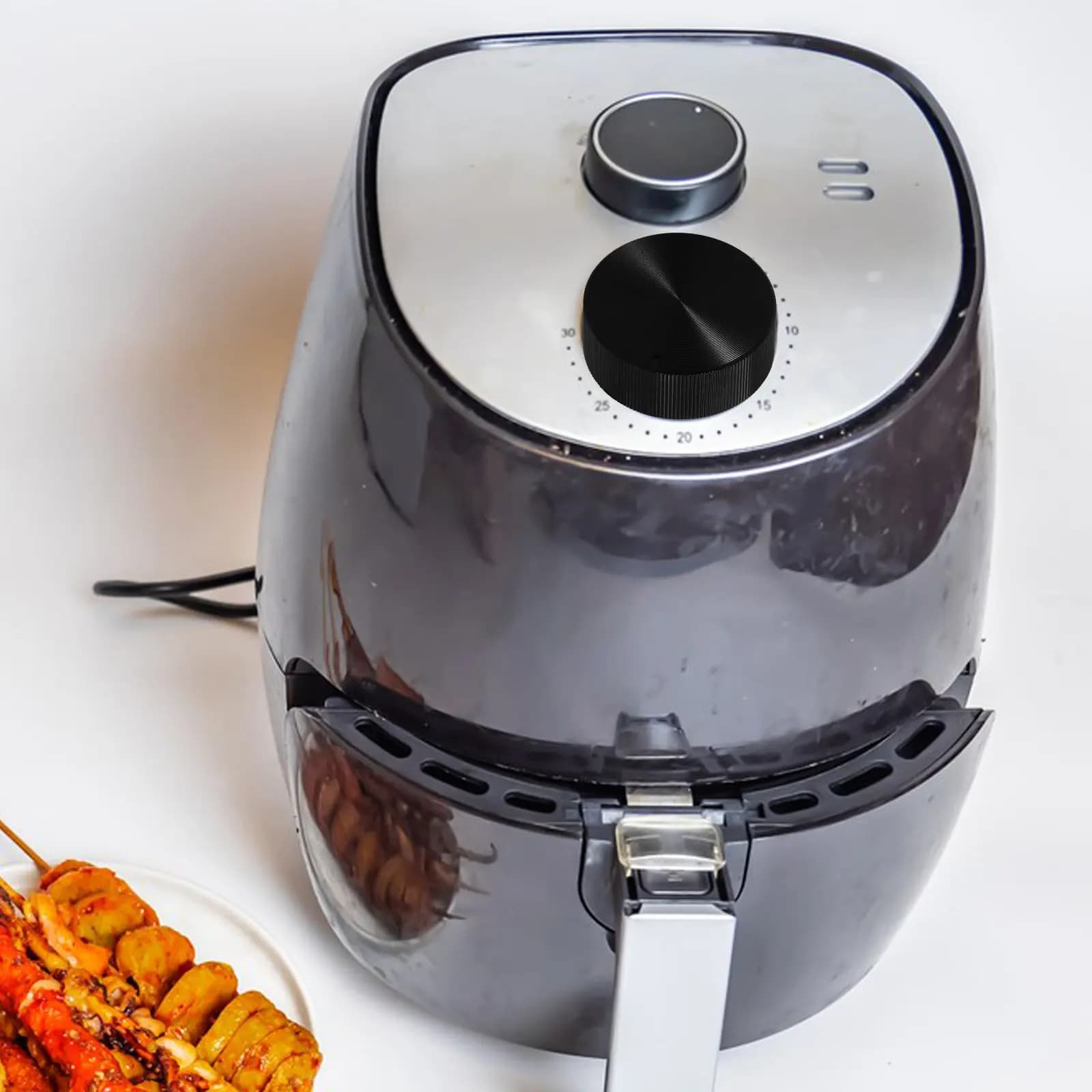 4 Pieces Control Rotating Machine for Pressure Pen, Timer, Switch Oven, Spare Parts Air Fryer, Kitchen Accessories