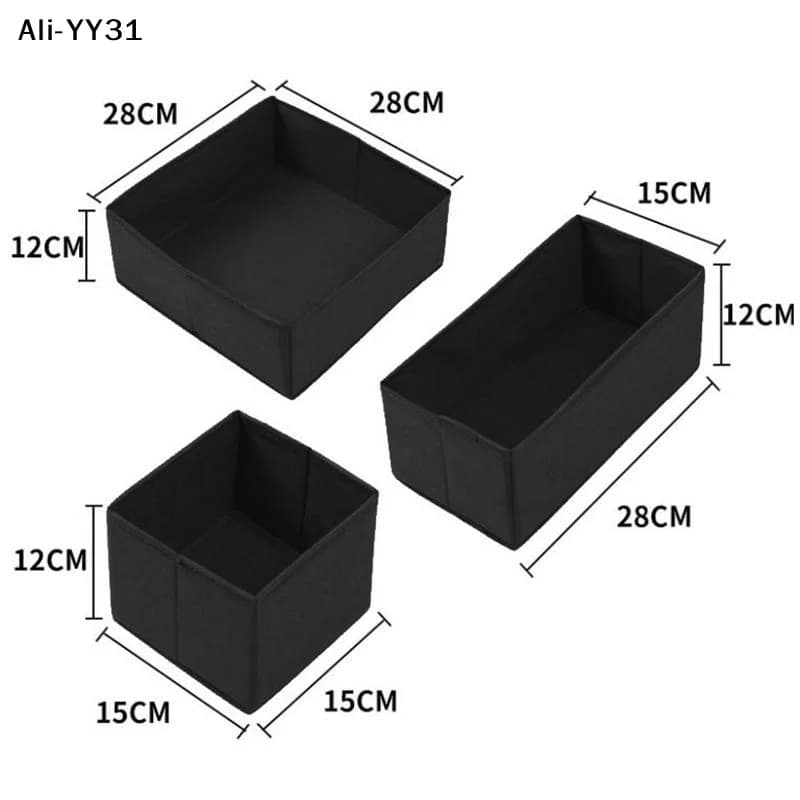 【YY31】Set da 3 o 1 Pezzo, Nuovo Organizzatore per Vestiti 2026, Scatola Contenitore per Biancheria Intima, Reggiseni, Calze, Organizzatore per Armadio e Cassetti, Borsa Porta T-Shirt