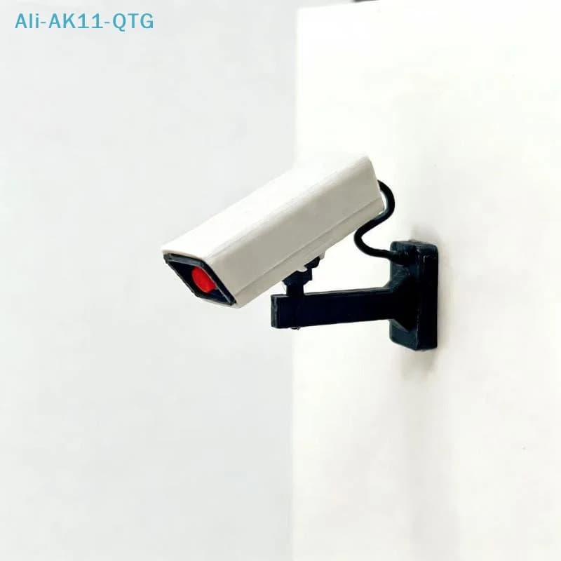 Nuovo Set di Mini Telecamere di Sorveglianza in Miniatura per Casa delle Bambole, Accessorio per Scenari in Scala 1/12