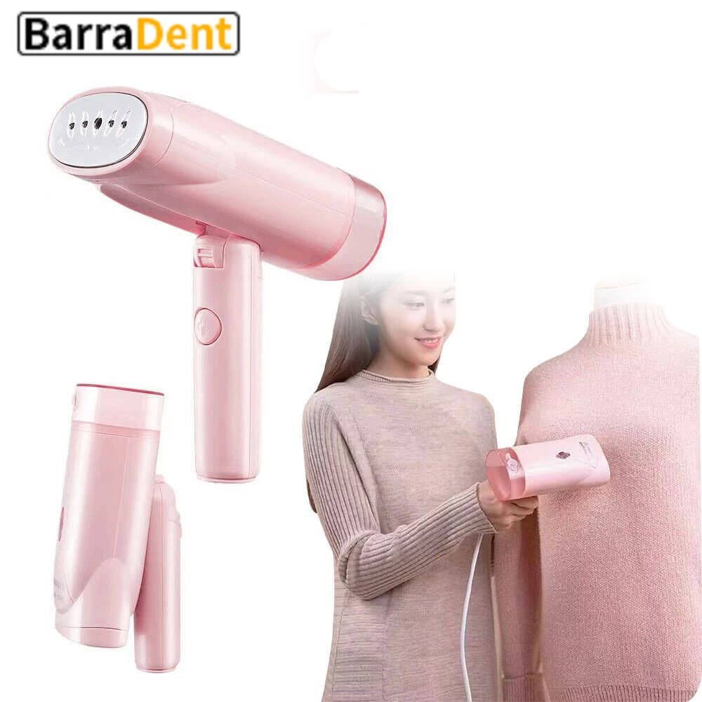Ferro da stiro a vapore pieghevole per vestiti portatile da 800 W per elettrodomestici da viaggio Ferro da stiro portatile per rimozione acari a calore rapido 15S