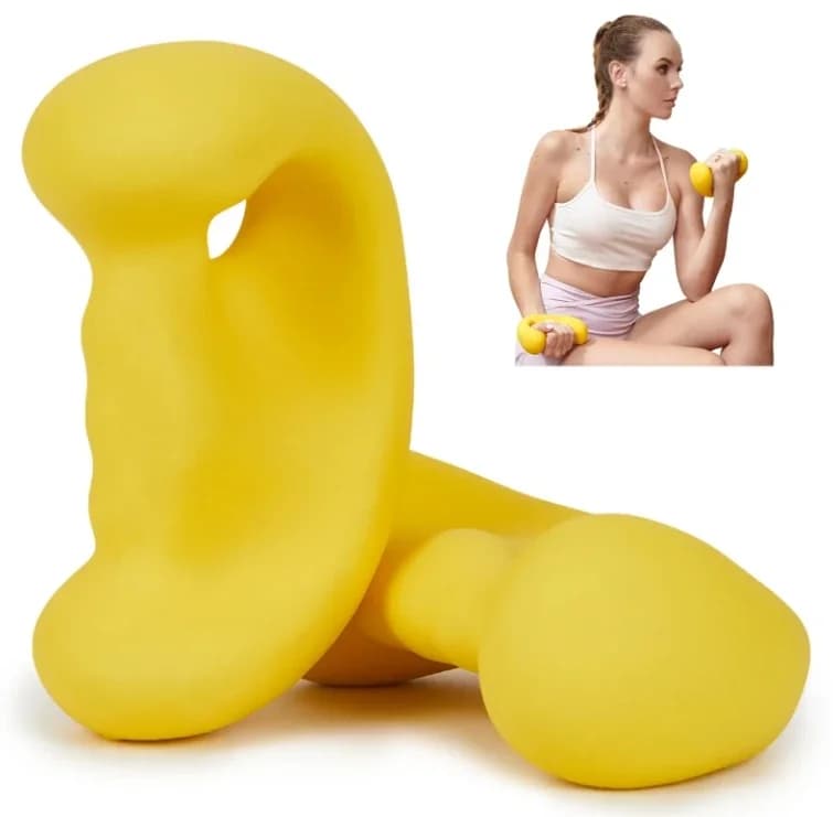 Manubri Ergonomici in Neoprene per Palestra Domestica, Pesi Liberi per Pilates, Yoga, Jogging e Allenamento della Forza
