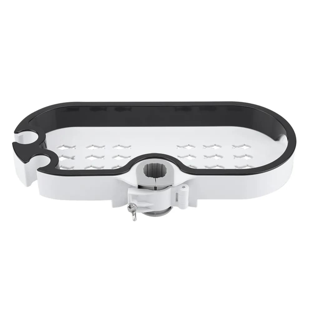 Sturdy Adjustable Shower Shelf Organizer Large Capacity 8kg Load Bearing Bathroom Storage Rack Shower Head Tray Laundry Room