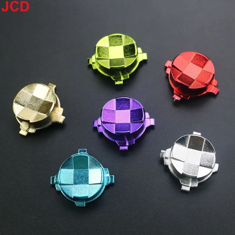 JCD Chrome Thumbstick Sticks Pulsanti a croce analogici Dpad D-pad Tasto di direzione della chiave per joystick controller Xbox Series x s