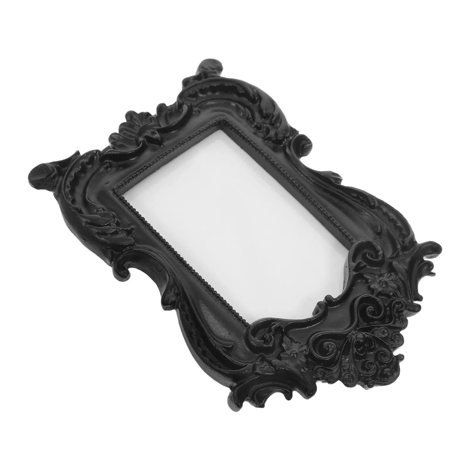 Cornice Ovale Nera in Stile Europeo per Foto, Decorazione per Camera da Letto, Cornice Decorativa Creativa da Scrivania