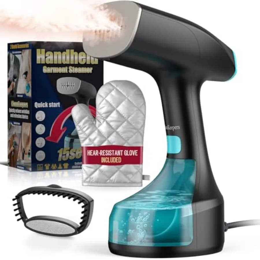 Vaporizzatore per Vestiti 1900W, Potente Vapore Penetrante, Portatile, a Mano, con 3 Impostazioni di Vapore
