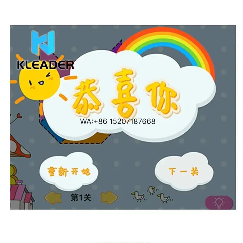 Wmwmnu Preschool Basic Cognitive Education System Childrens Interactive Learning Puzzle Large Screen Touch