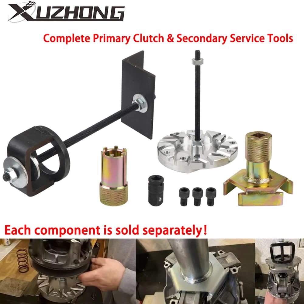 Kit completo di attrezzi per frizione primaria e servizio secondario adatto per Polaris RZR 900 1000 e Turbo 1000 Ranger General XP P-90