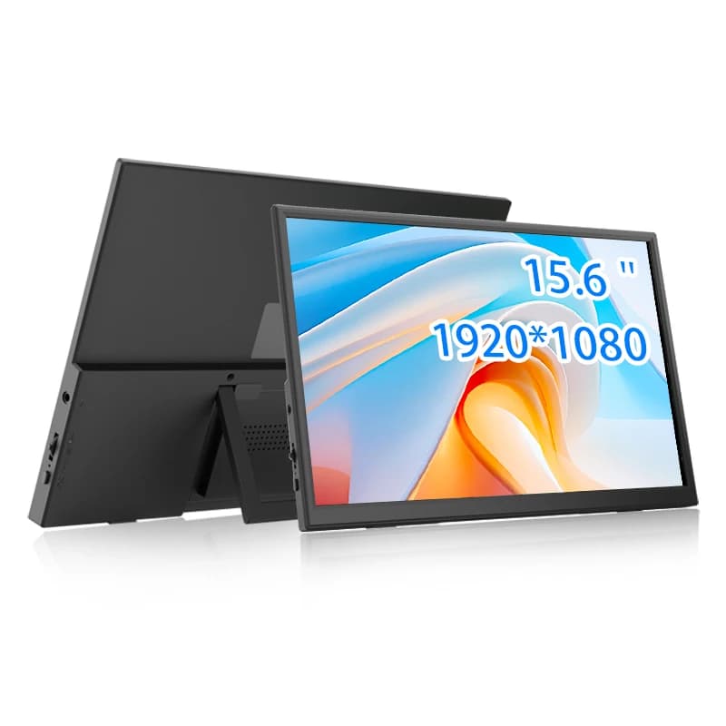 Zhixianda Portable Monitor 15.6 Inch 1920*1080 for Gaming Compatible with PS4 Switch Xbox Laptop Phone Raspberry PI