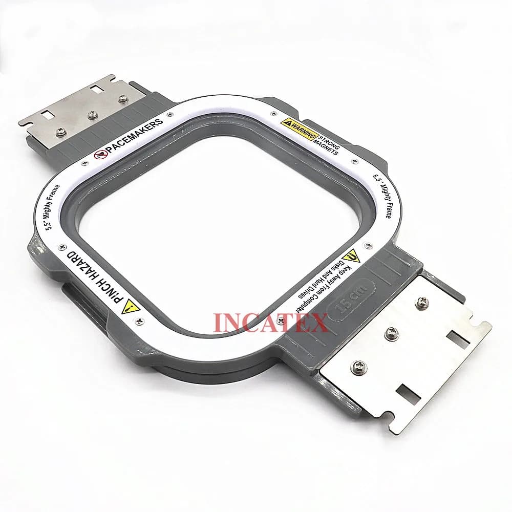 Good Quality Tajima China Cap Household Embroidery Machine Spare Parts Magnetic Frame Hoop 150x150mm 5.5x5.5 Inches Length 355mm