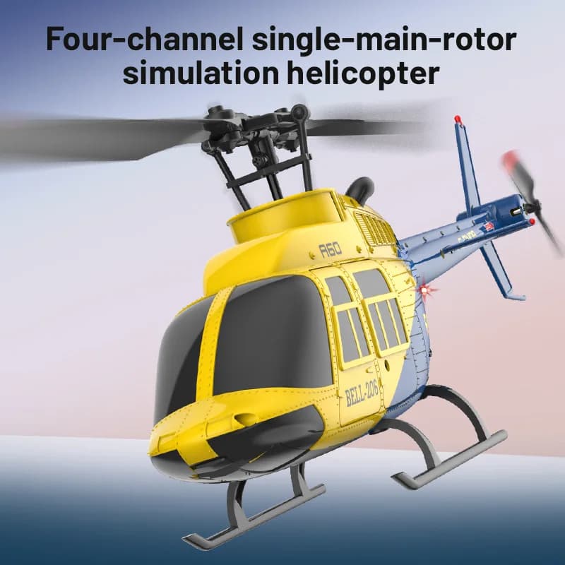 NUOVO A60 Rc Aereo Helicopte 2.4G 1:42 4WD RC Modello di Elicottero Elicottero 6 Assi Giroscopio Una Chiave Decollo/Landing RC Elicottero Ragazzo A
