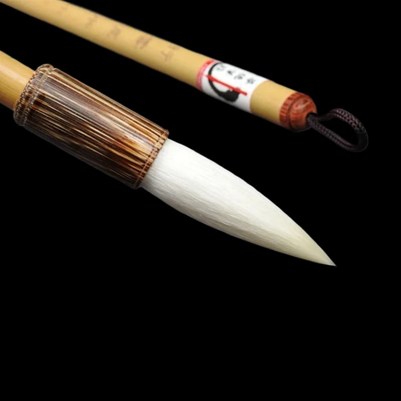 Soft Woolen Hair Calligraphy Brush Set Regular Script Official Script Calligraphy Writing Chinese Painting BrushStudent Adult