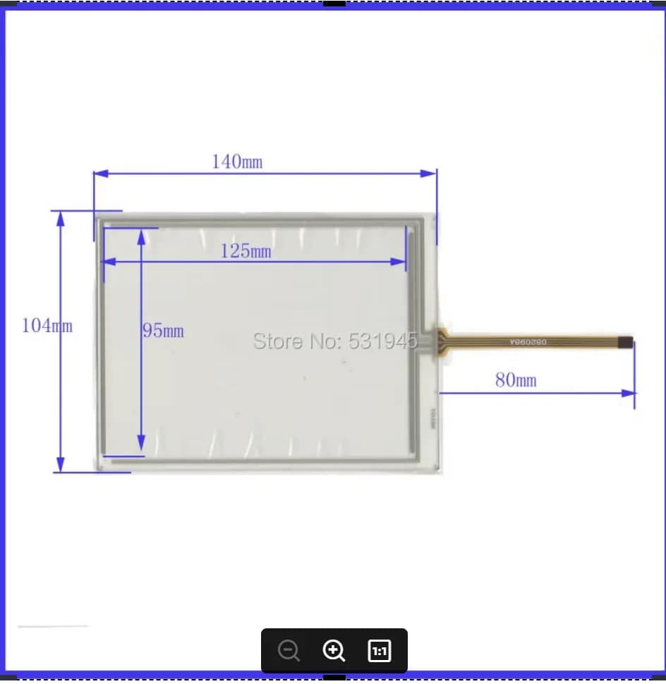 Touchscreen ZhiYuSun 140mm*104mm su auto GPS e display e uso commerciale14*104 pollici