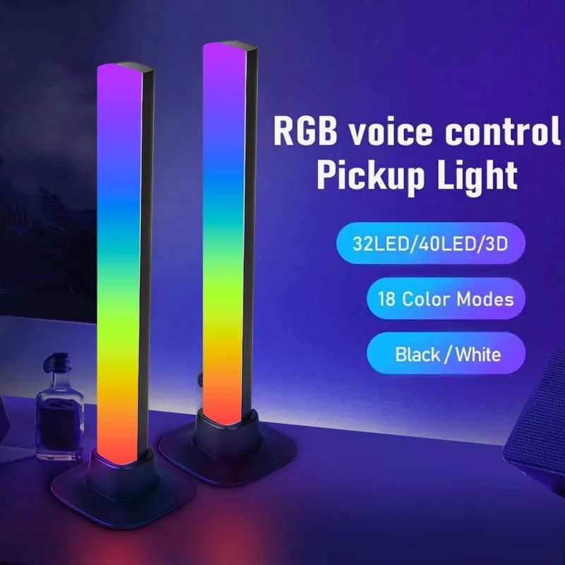 Smart LED Table Lighting Bars USB Spina USB Night Light Pace Environmental Lamp for TV Compute Gaming Desktop Decor