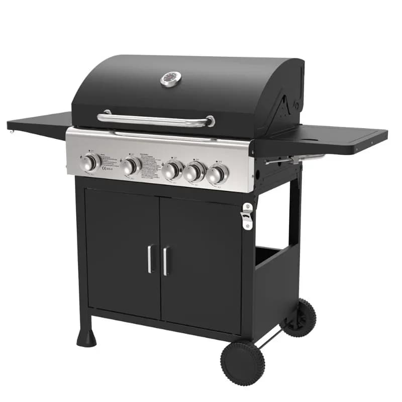 Multi-Functional with Side Furnace American Outdoor Camping Leisure Courtyard Oven Four Stove Gas Gas Stove