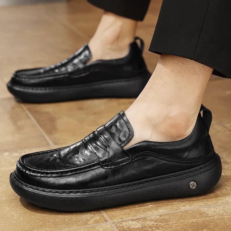 Nuove Scarpe Eleganti da Uomo in Stile Britannico, Versatili e Casual, in Pelle PU, Antiscivolo, Zapatos Para Hombre