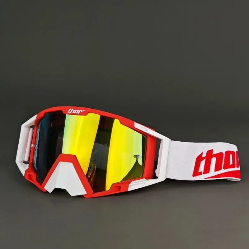 Outdoor Motocross Goggles for Men, Wind Sand Dust Resistant Eyewear for MTB ATV Ski Cycling Racing Off-Road Sports