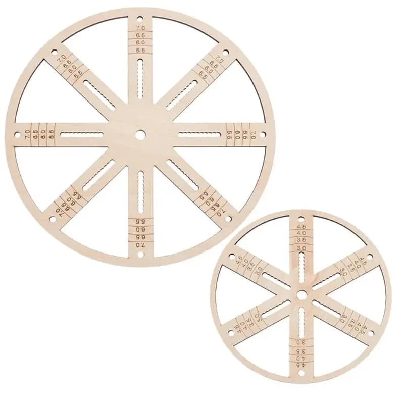 EYFL-Wick Holders For DIY Candles, 2Pcs Burlywood Wood Candle Wick Centering Tool Set, Flat& Round Stabilizers
