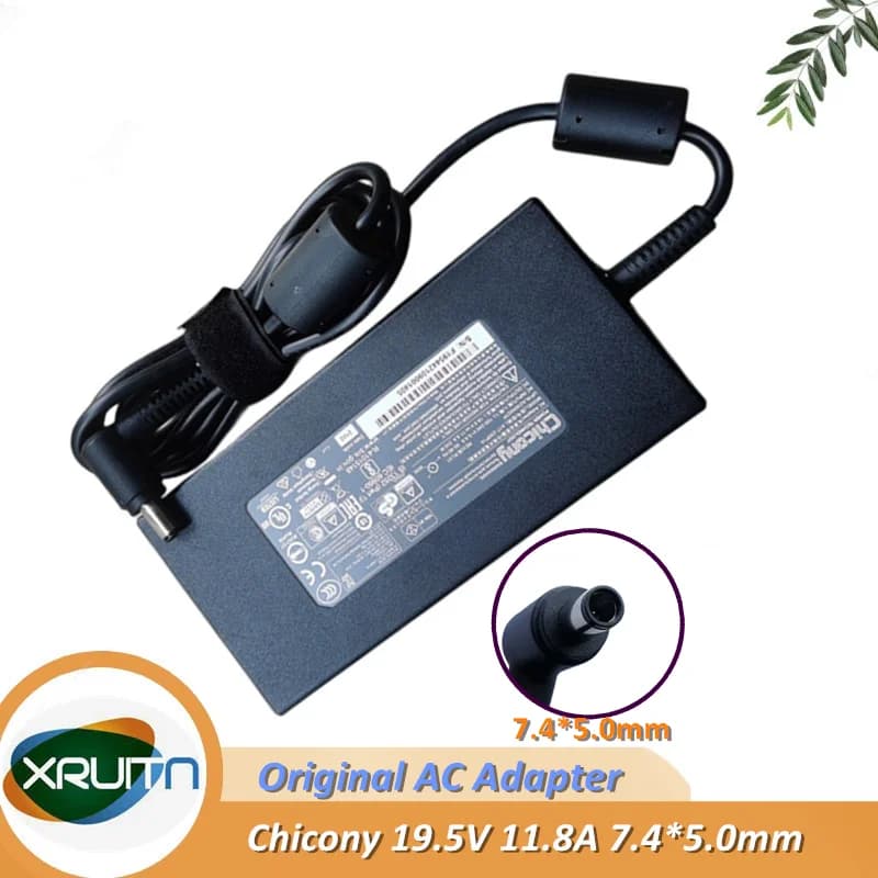 Adattatore originale Chicony A17-230P1A 19.5V 11.8A 230W per Gigabyte AORUS X15 15G YC WB-7US2130SH GL65 GP75 Caricatore per laptop da gioco
