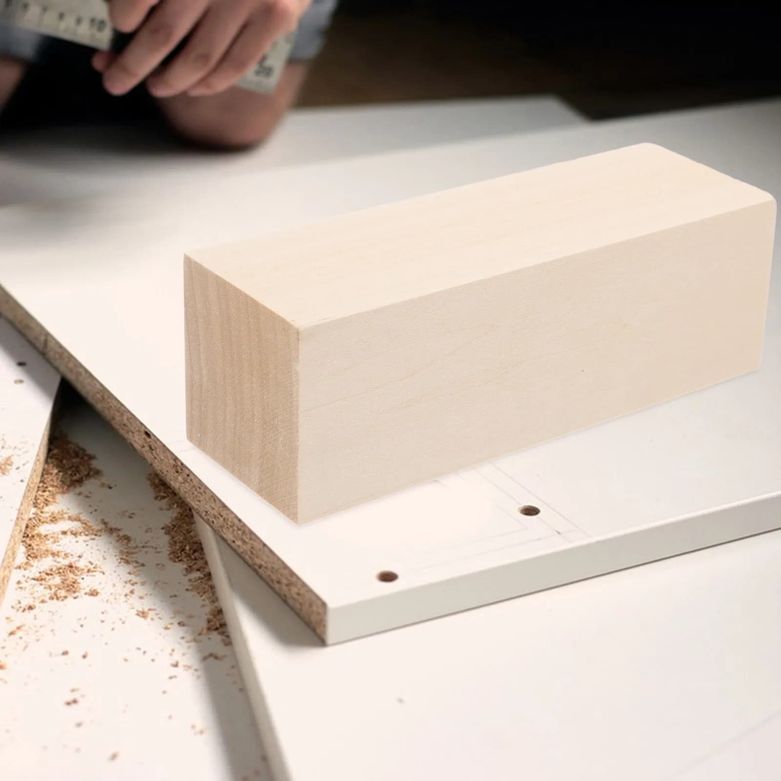 2Pcs Premium Unfinished Basswood Blocks for Carving Whittling DIY Crafting Smooth Even Surface Ideal for Beginners and Artisans