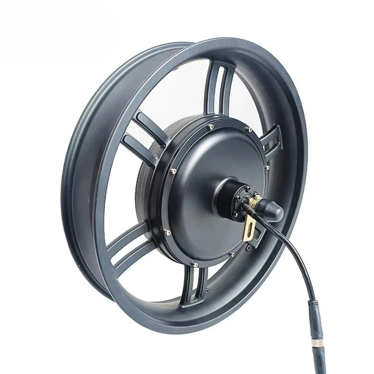 48V 52V 60V 72V 1000W 1500W 20x4 20x4.0 20 pollici bici da neve elettrica bicicletta pneumatico grasso cerchione bici mozzo ruota posteriore motore