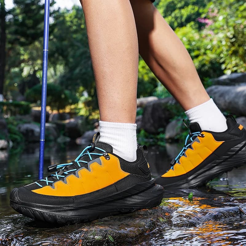 New Men's Sports Shoes for Outdoor, Trail Running and Trekking Boots, Anti-slip, Usura Resistant, Lightweight, Camping sneakers, Big Sizes