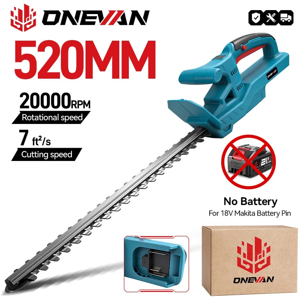 ONEVAN 3000W Electric Cutters Tent In Hand Cordless Power Saw Garden Cutters Trimmer Power Tool For Makita Battery Spille