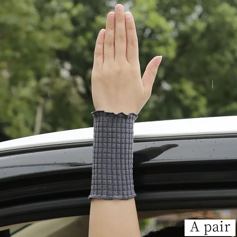 2 pezzi corto caldo polso uomo tutore asciugamano per il sudore braccialetti fasce per il sudore da tennis basket pallavolo sport equitazione guardia 12 cm