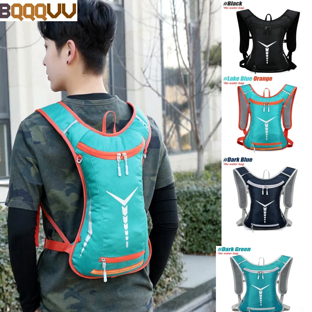 Zaino idrico impermeabile per bici, sacca idrica da 1 litro, borsa per l'acqua per sport all'aria aperta, zaini per corsa, ciclismo, turismo, 1 pezzo