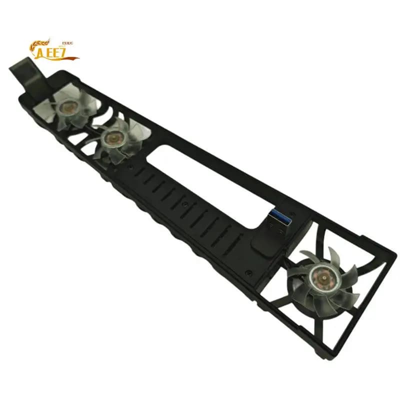 AEE7-Cooling Fan For PS5 Slim & Pro Console, RGB Cooling System With Noise Reduction, USB Powered Heat Dissipation Accessory