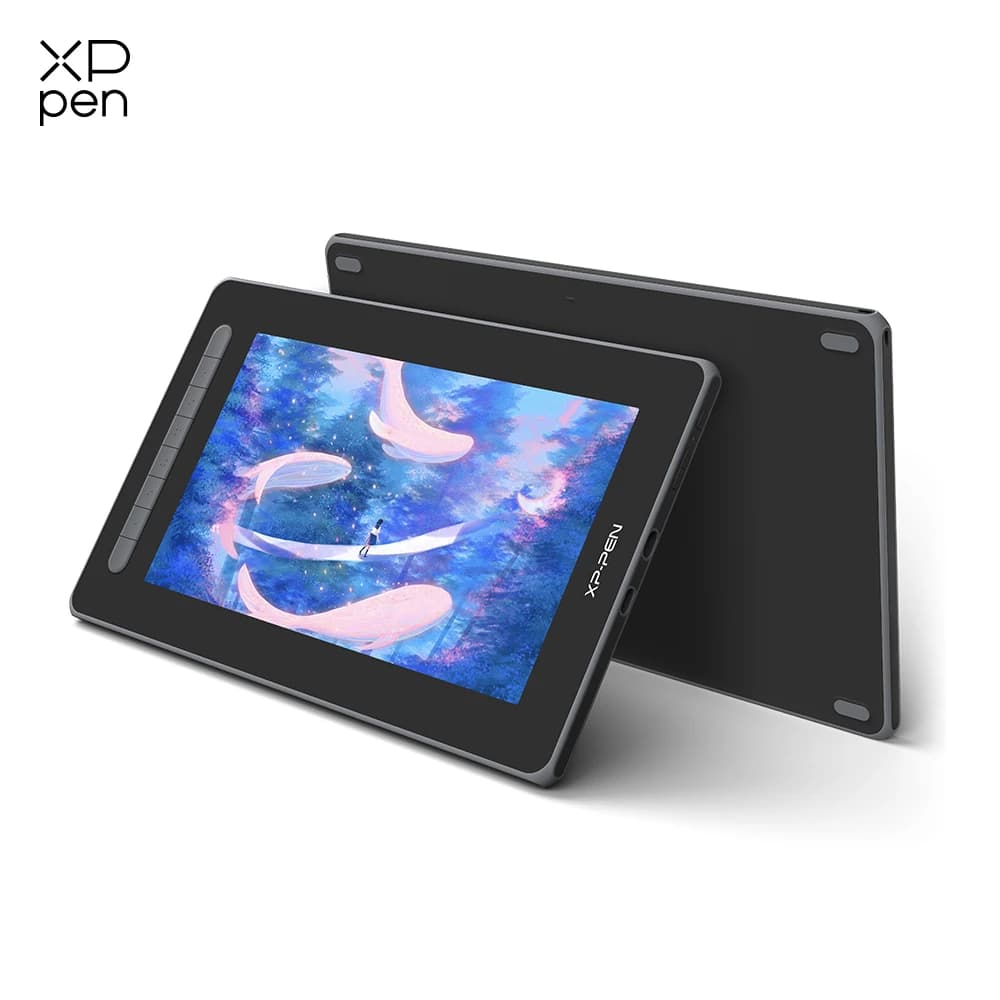 XPPen Artist 12 2a Generazione, Tablet Grafico con Monitor da 12 Pollici, 8192 Livelli di Pressione, Inclinazione a 60°, Stilo X3, Tablet per Disegno Artistico Compatibile con Android, Windows e Mac