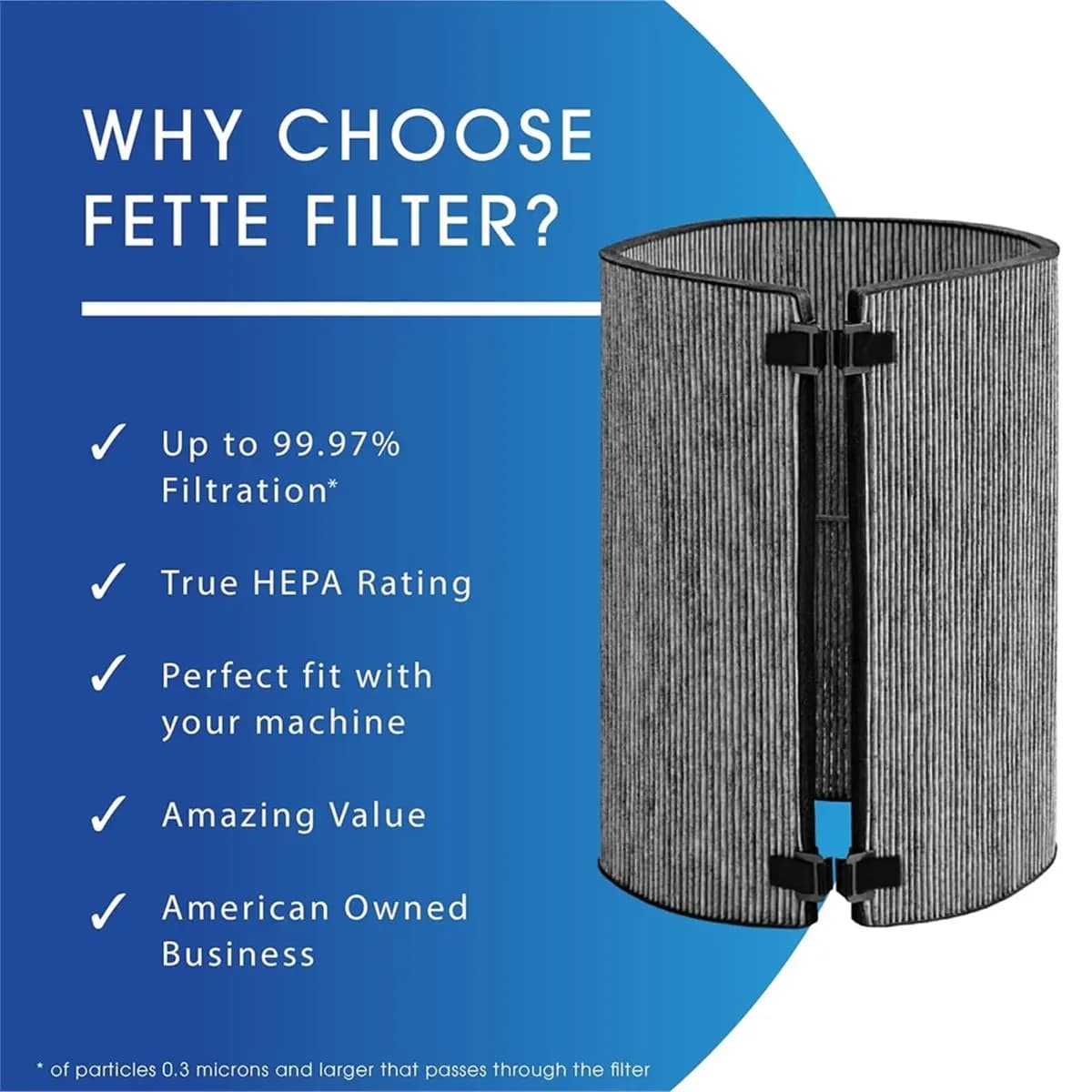 Filtro a Carbone Attivo di Ricambio per Purificatore d'Aria BP03/BP04/BP06, Comparabile con i Codici 972133-02 e 972133-03