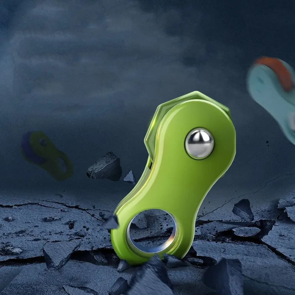 Giroscopio per esercizi manuali Giocattoli rotanti Fidget Spinner Rotary Punta del dito Manico a cubo Gioco di puzzle portatile Giroscopio a rulli Fidget