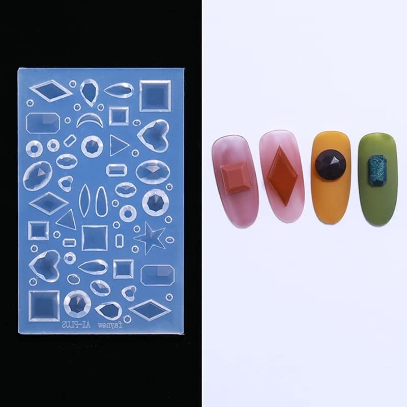 SNASAN perline di cristallo Nail Art stampo in Silicone pietra preziosa strumento fai da te creazione di gioielli in resina stampo in Silicone stampo per colata