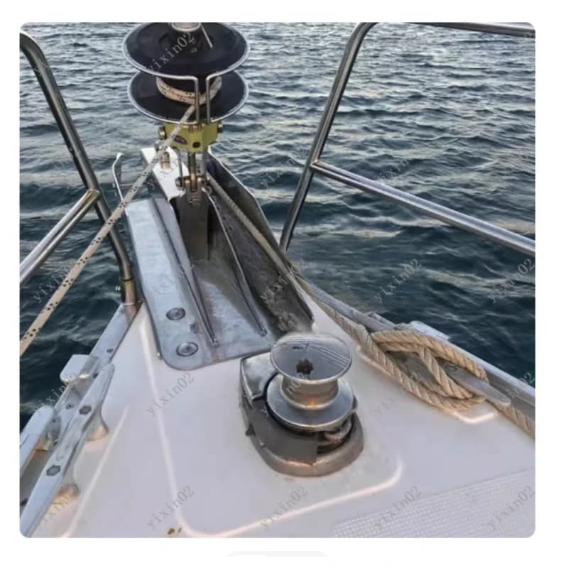 Verricello di ancoraggio marino per impieghi gravosi 12V 1000W per barche 32-45ft adatto per acqua salata e acqua dolce