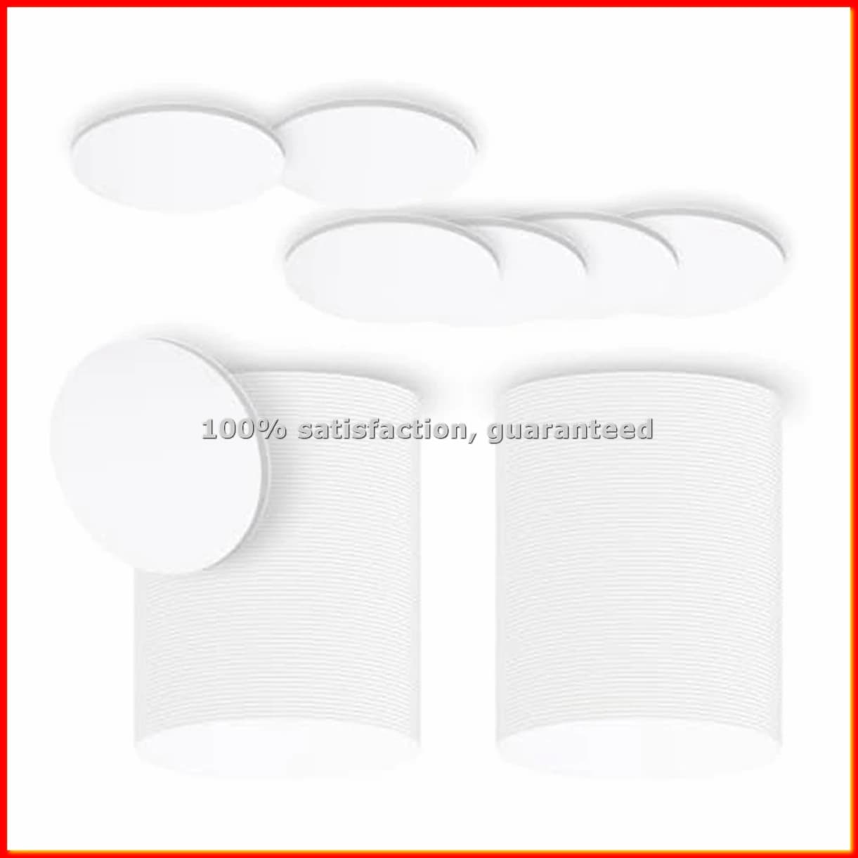 55 Pezzi Tag NFC 215, Carte Bianche Vuote Adesive a Forma di Moneta con Retro Adesivo per Telefono Cellulare - ABLM