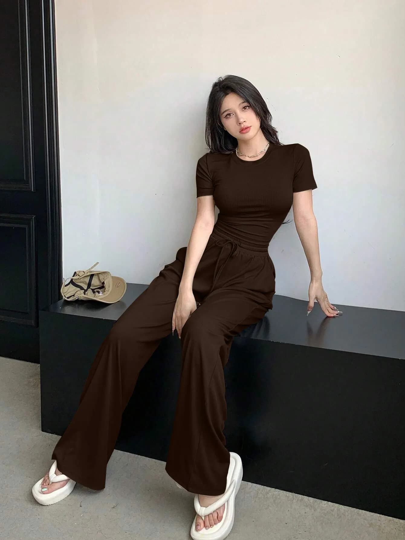 Women's Summer Clothing, Court Sleeve T-shirts, Women's T-shirts, Top and Pullover, Pinterest T-shirt Set