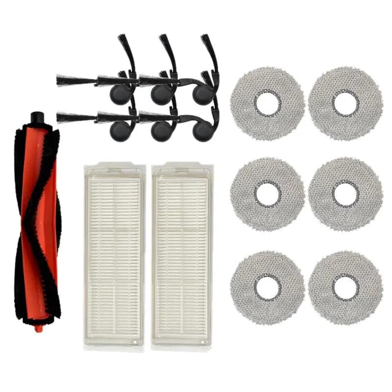 ABUD-For Combo Robot Vacuum Vacuum Brush Dust Bag Filter Roller Mop Replacement Parts