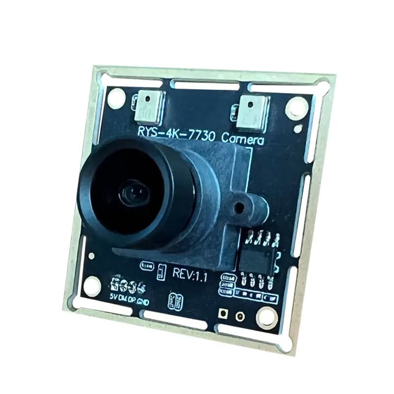 USB camera module 12MP 4K Ultra HD lens without distortion Sensor COMS 30fps IMX377 Mini webcam USB Plug and Play Industrial camera