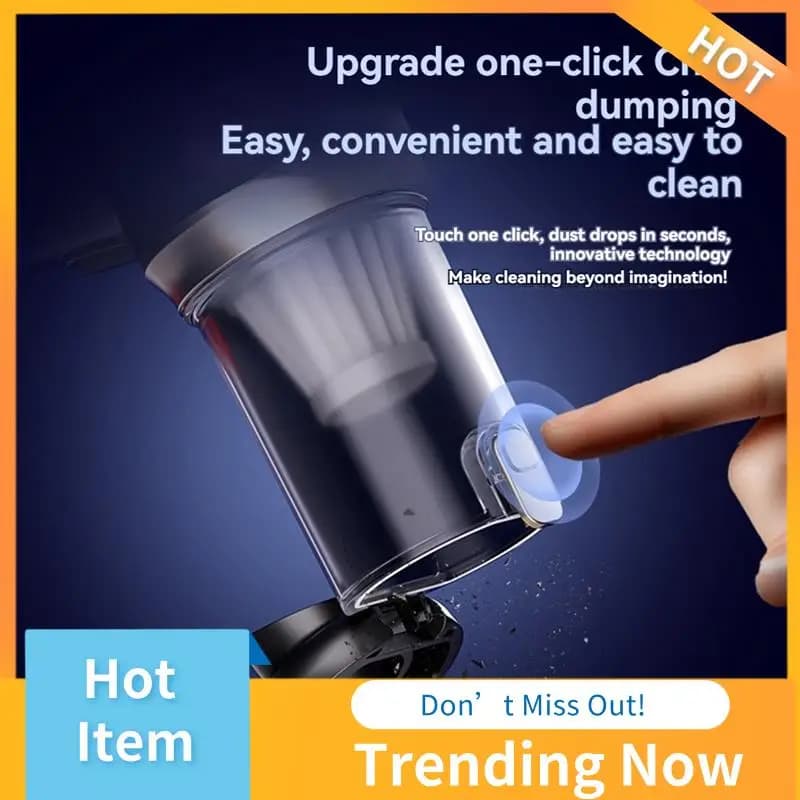 CMHI-Car Vacuum Cleaner Potential Wireless Portable Vacuum Cleaner 21000PA Mini Hair dryer