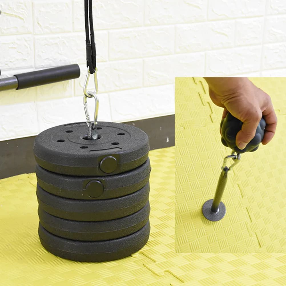 Heavy Duty Steel Barbell Plate Rack Weight Storage Stand for Grip Strength Training Arm Finger Exercise Fitness Equipment Holder